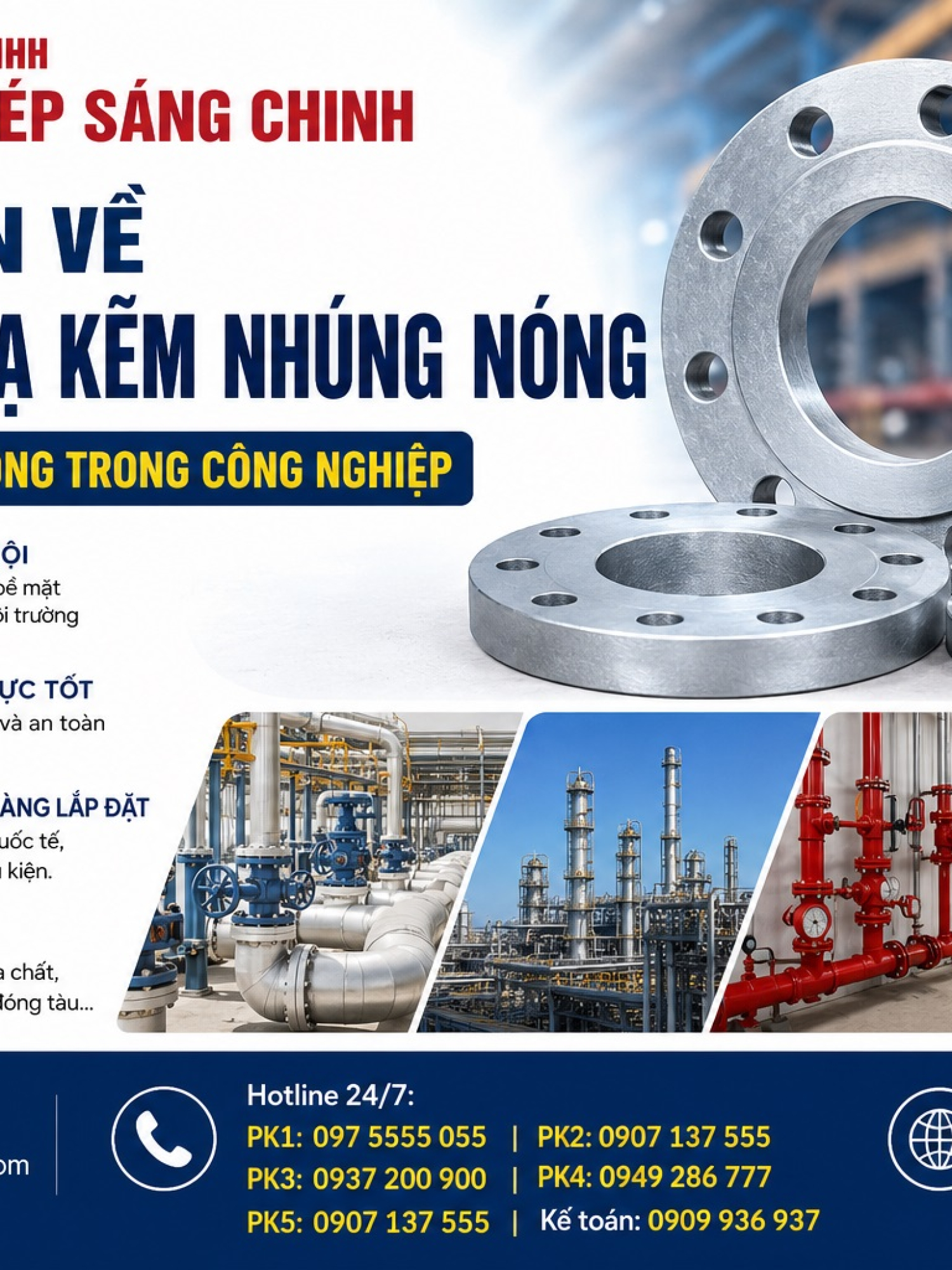 Mặt Bích Mạ Kẽm Nhúng Nóng