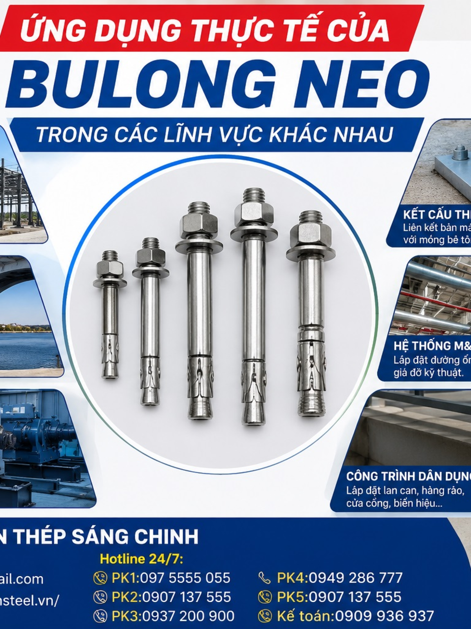 Bulong Neo M12 M14 M16 M18 M20 M32 M36 M40…