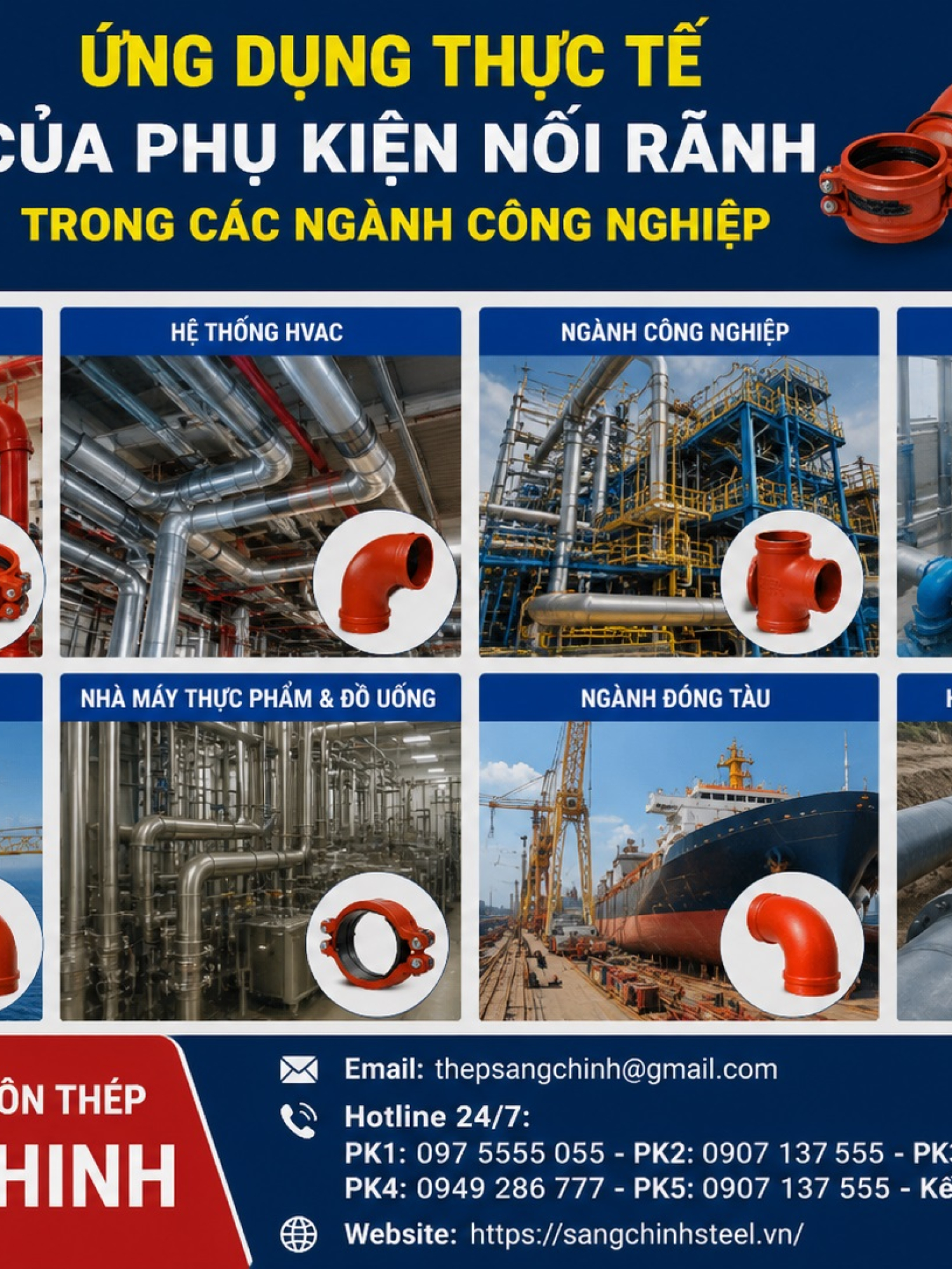 Phụ Kiện Nối Rãnh (Grooved Fittings)
