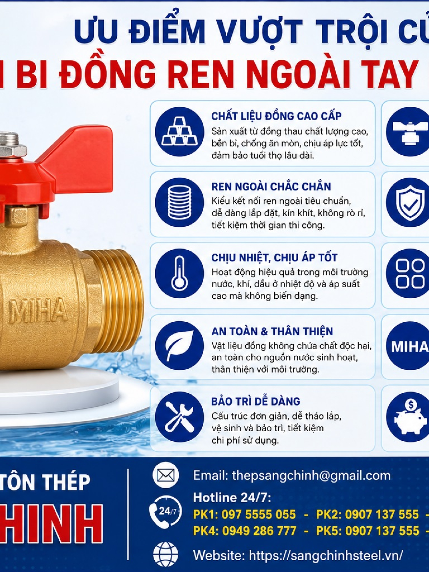 VAN BI ĐỒNG REN NGOÀI TAY BƯỚM – MIHA