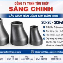 Bầu Giảm Hàn Lệch Tâm SCH20 SCH40 SCH80 (côn thu)