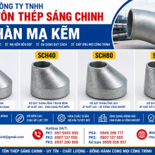 Co Hàn Mạ Kẽm SCH20 SCH40 SCH80 SCH160
