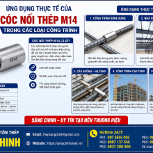 CÓC NỐI THÉP M14
