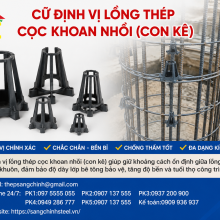 Cữ Định Vị Lồng Thép Cọc Khoan Nhồi (Con Kê)