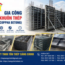 Gia công ván khuôn thép (Coppha betong)