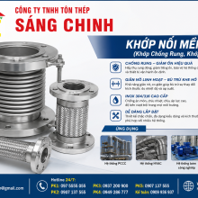 Khớp Nối Mềm INOX (Khớp Chống Rung, Khớp Giãn Nở)