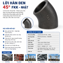 Lơi hàn đen 45 độ FKK – Nhật