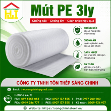 Bảng báo giá mút Pe 3ly