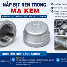 Nắp Bịt Ren Trong Mạ Kẽm
