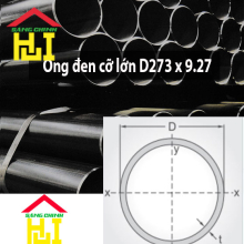 Ống đen cỡ lớn D273 x 9.27