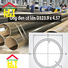 Ống đen cỡ lớn D323.9 x 4.57