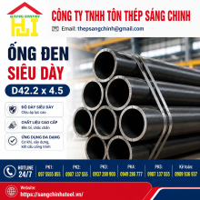 Ống đen siêu dày D42.2 x 4.5