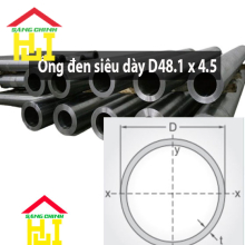 Ống đen siêu dày D48.1 x 4.5
