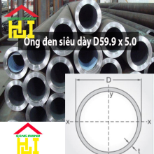 Ống đen siêu dày D59.9 x 5.0