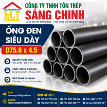 Ống đen siêu dày D75.6 x 4.5