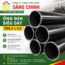 Ống đen siêu dày D88.3 x 4.5
