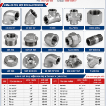 Phụ Kiện Ren Mạ Kẽm Mech (Catalog + Bảng giá)