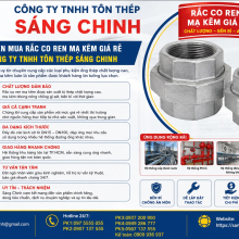 Rắc co ren mạ kẽm giá rẻ K1
