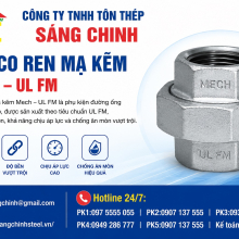 Rắc co ren mạ kẽm Mech – UL FM