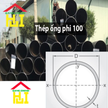 Thép ống phi 100