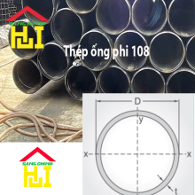 Thép ống phi 108