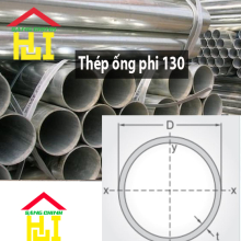Thép ống phi 130