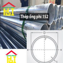 Thép ống phi 152