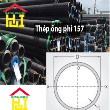 Thép ống phi 157