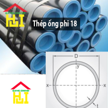 Thép ống phi 18