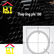 Thép ống phi 180