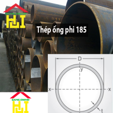 Thép ống phi 185
