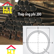 Thép ống phi 200