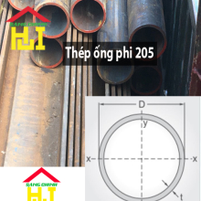 Thép ống phi 205