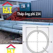 Thép ống phi 234