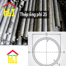 Thép ống phi 25