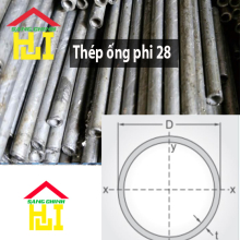 Thép ống phi 28