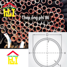 Thép ống phi 86