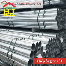 Bảng báo giá thép ống phi 34 mới nhất năm 2025