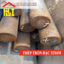 Thép tròn đặc phi 32 x 6m
