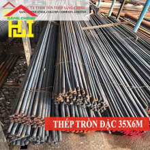 Thép tròn đặc phi 35 x 6m