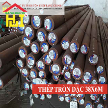 Thép tròn đặc phi 38 x 6m