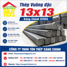 Bảng báo giá thép vuông đặc 13x13