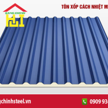 Tôn cách nhiệt màu xanh dương: Giải pháp mái nhà thông minh, tiết kiệm năng lượng và bền vững