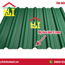 Tôn Đông Á 5 Zem giải pháp lợp mái vượt trội cho mọi công trình