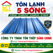 Bảng báo giá tôn lạnh 5 sóng giải pháp tối ưu cho mọi công trình