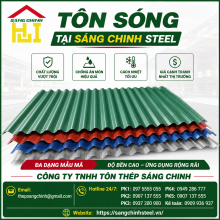 Bảng báo giá tôn sóng tại Sáng Chinh STEEL