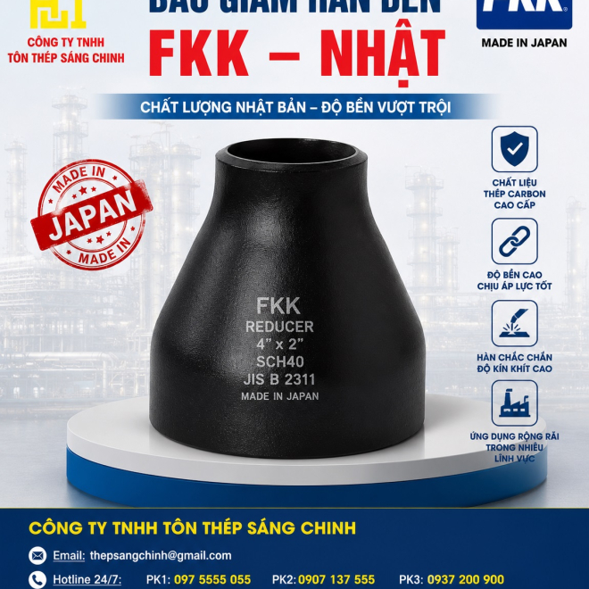 Bầu giảm hàn đen FKK – Nhật