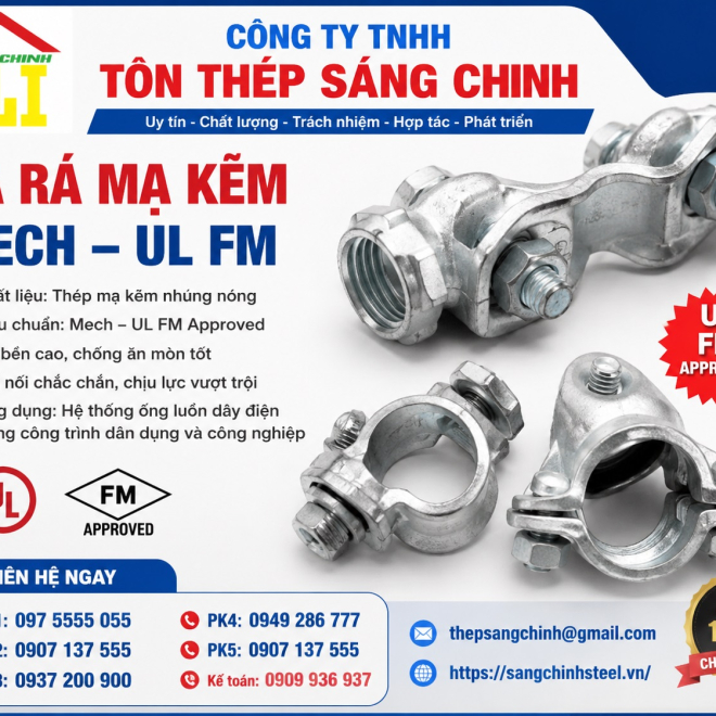 Cà rá mạ kẽm Mech – UL FM