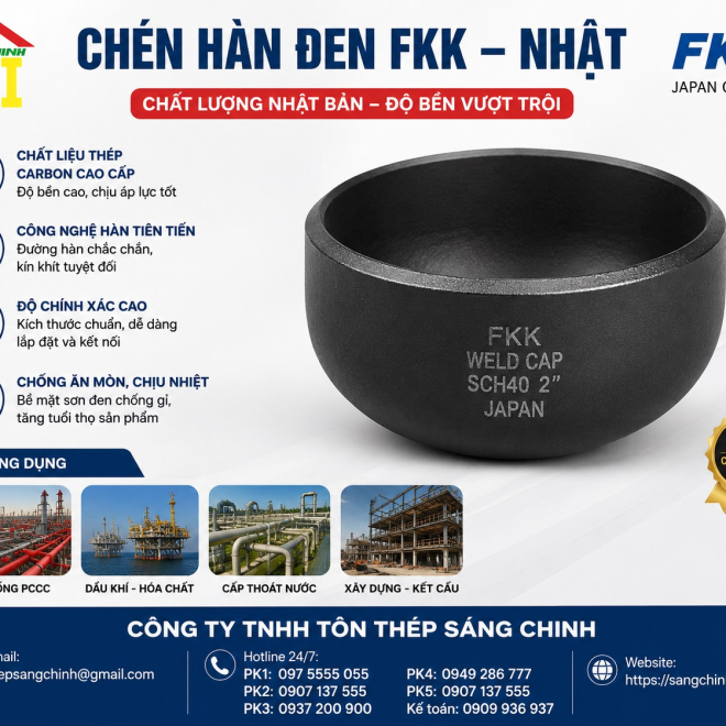 Chén hàn đen FKK – Nhật