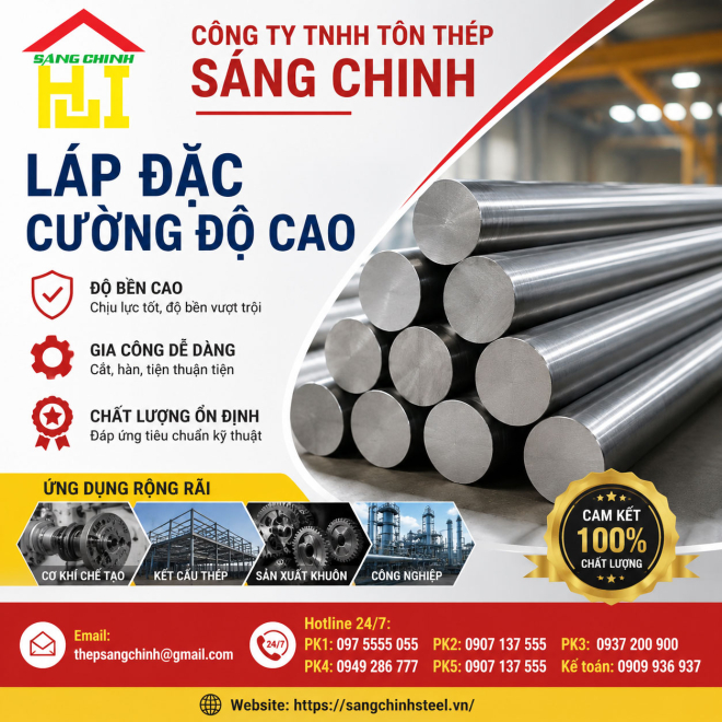 Bảng báo giá láp đặc cường độ cao